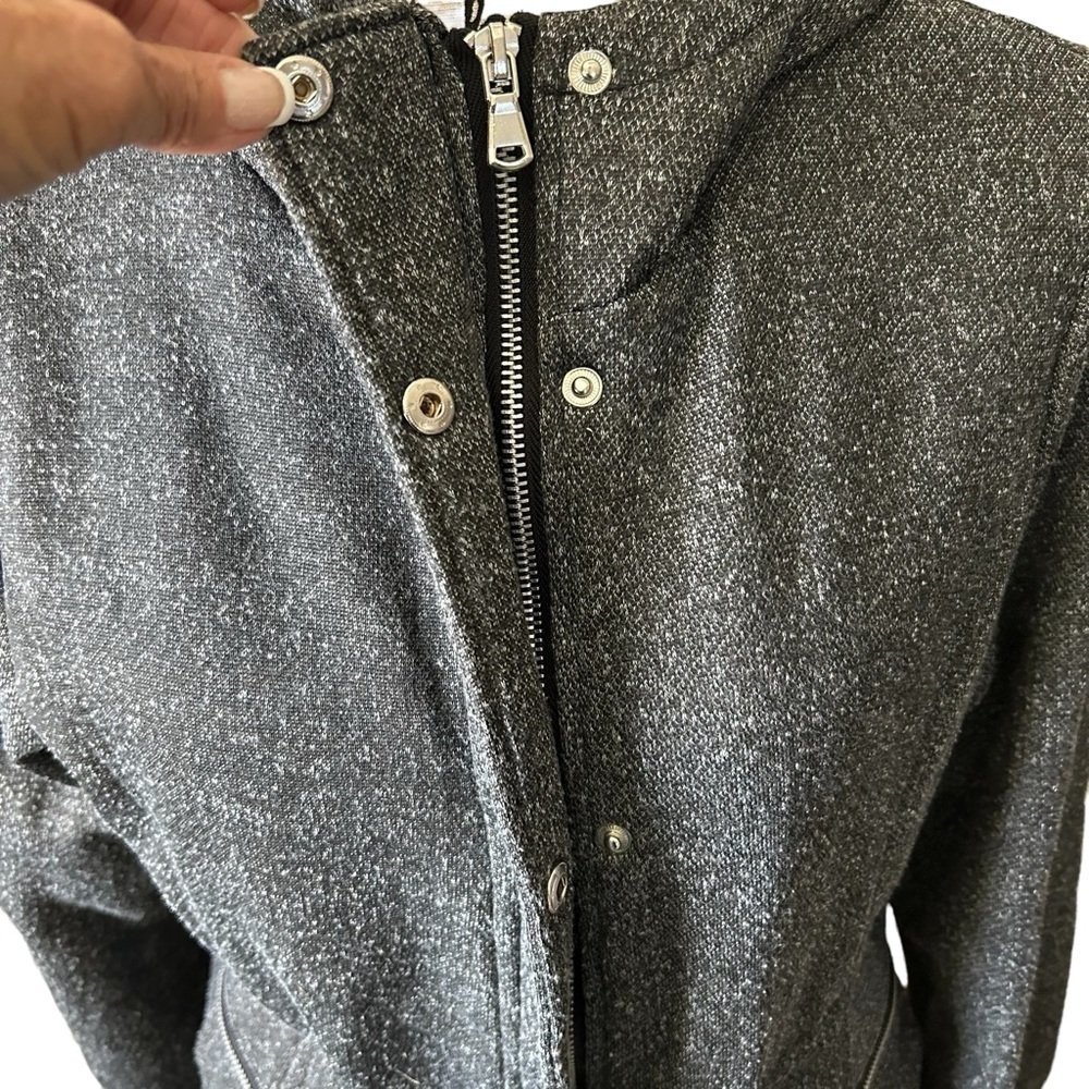 Paper Tee Women’s Hooded Parka Coat Sz Lrg - Picture 5 of 13